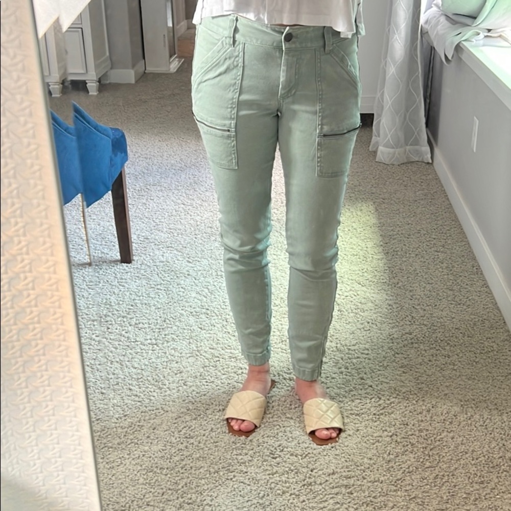 Sage colored cargo pants